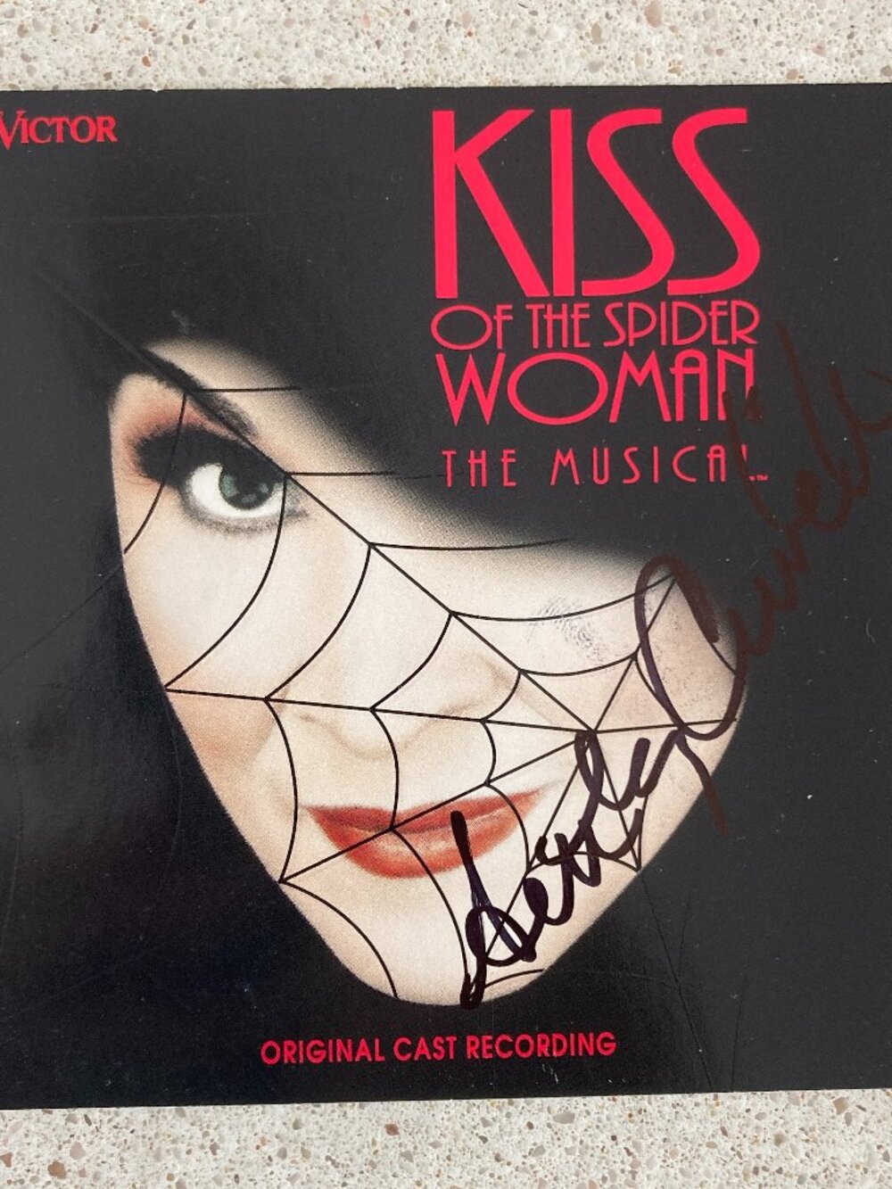 Kiss of the Spider Woman CD signed OBC by Anthony Crivello Dorothy Stanley +2